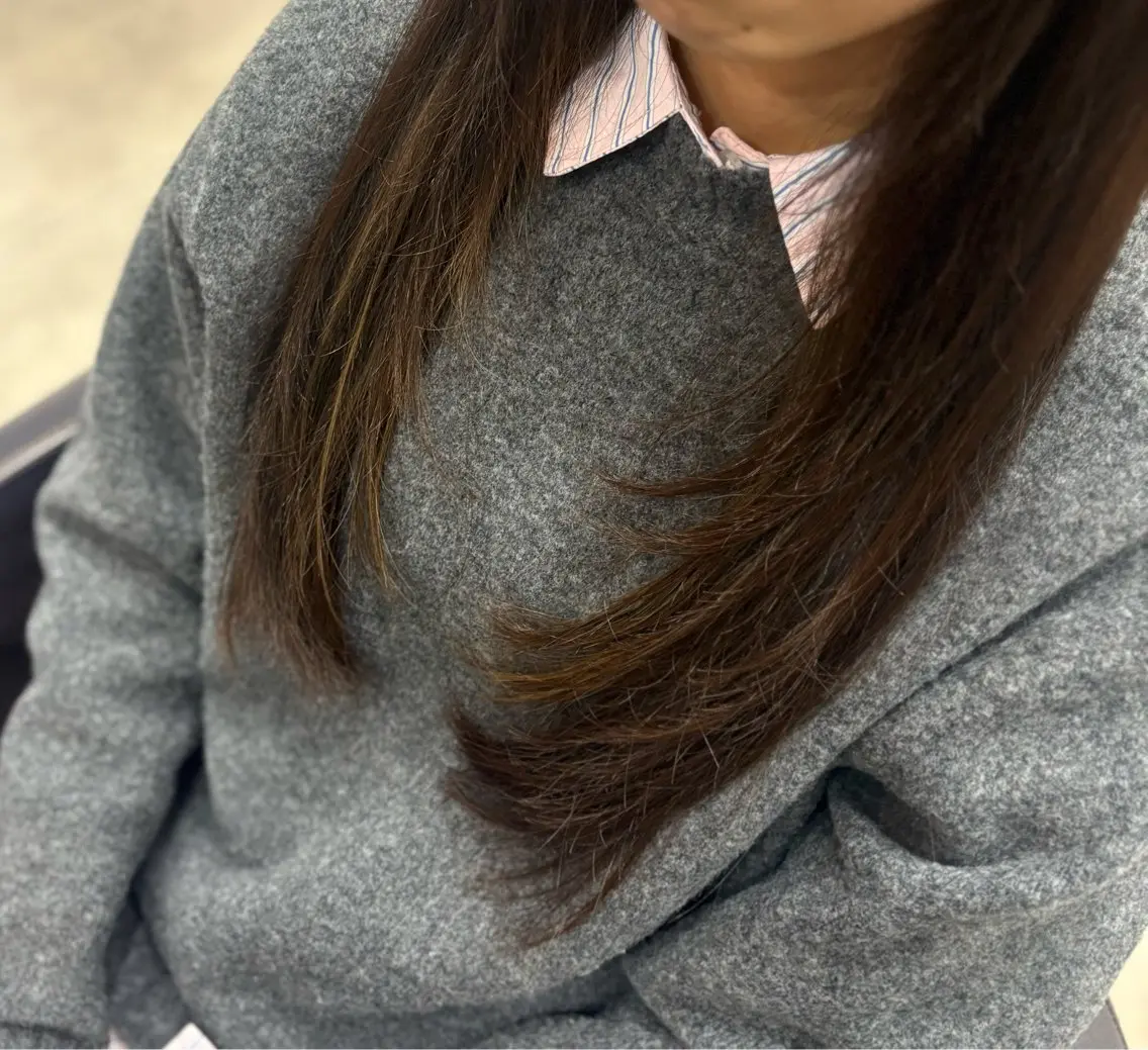 ロング レイヤーカット 大阪梅田/ CHISAKI🎀のヘアスタイル