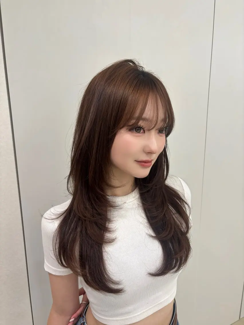 ロング 高村 旭加のヘアスタイル
