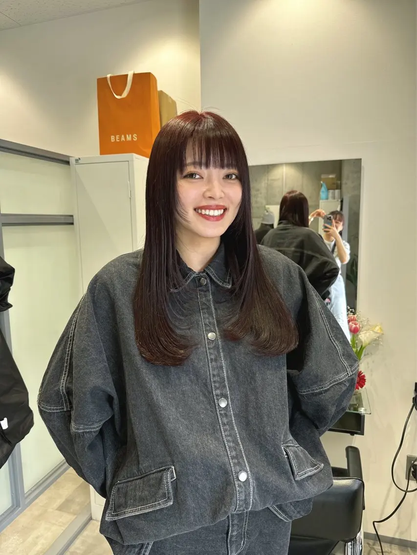 ロング カラー ヘアカラー 中井亜未/ 姫路ボブのヘアスタイル
