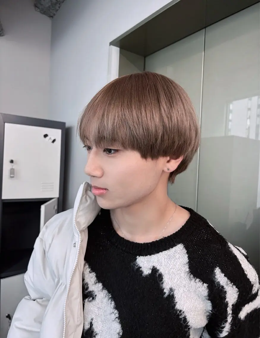 メンズ ヘアカラー メンズカット めいのヘアスタイル