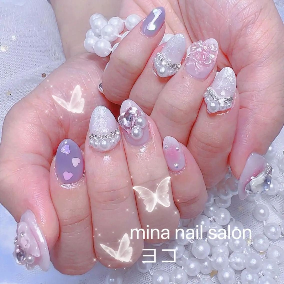 ネイル 🦋チップ長さだし 専門店🦋のネイルデザイン