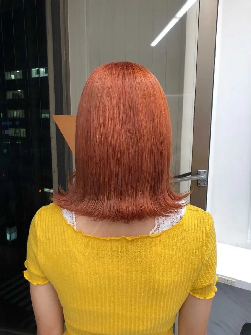 カラー ブリーチ 田中来夢 Jr.スタイリストのヘアスタイル