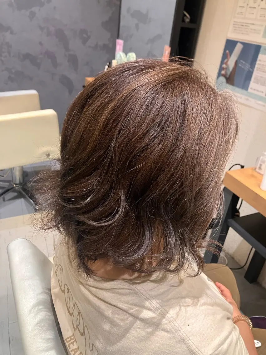 カラー 透明感カラー/艶髪 口石 ひかるのヘアスタイル