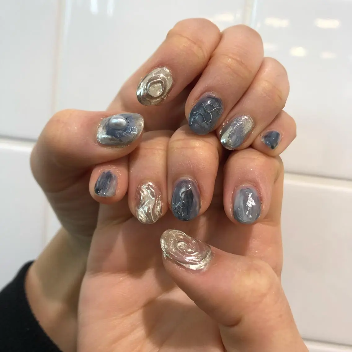 ネイル 【淡色color/ nail】maikoのネイルデザイン