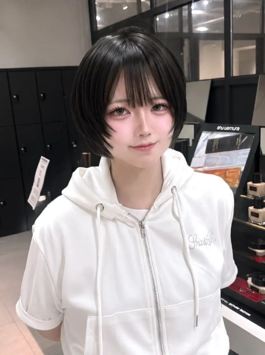 【ショートの方＆カット2cm以上できる方限定✂️】髪質改善カラー＋トリートメント💖ワンカラー¥5000✨の写真