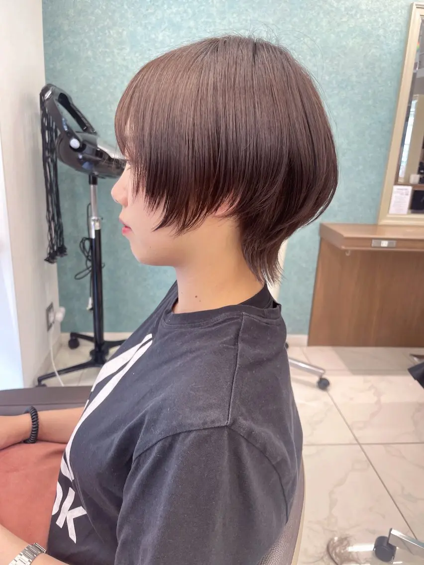 ショート カラー カット 店長福島成美/髪質 改善縮毛矯正/カラーのヘアスタイル
