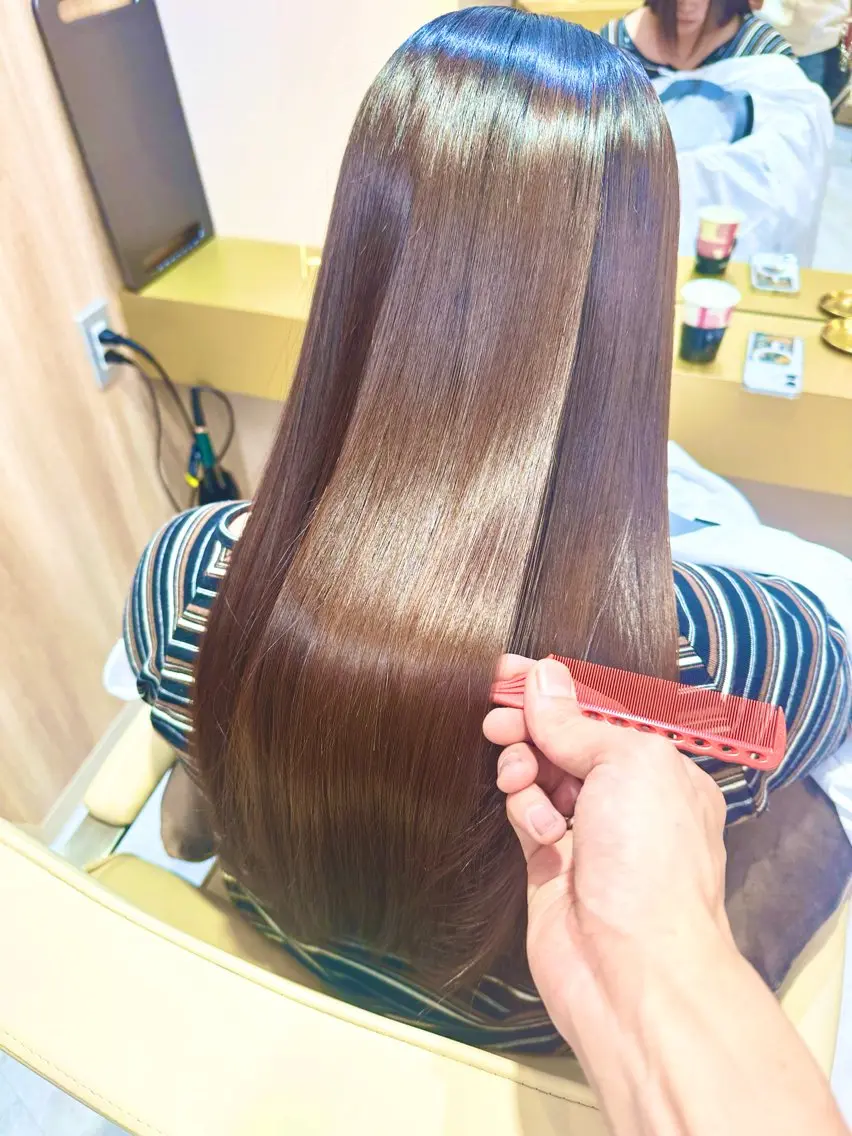 ロング カット ヘアカラー トリートメント 田村 聖輝のヘアスタイル