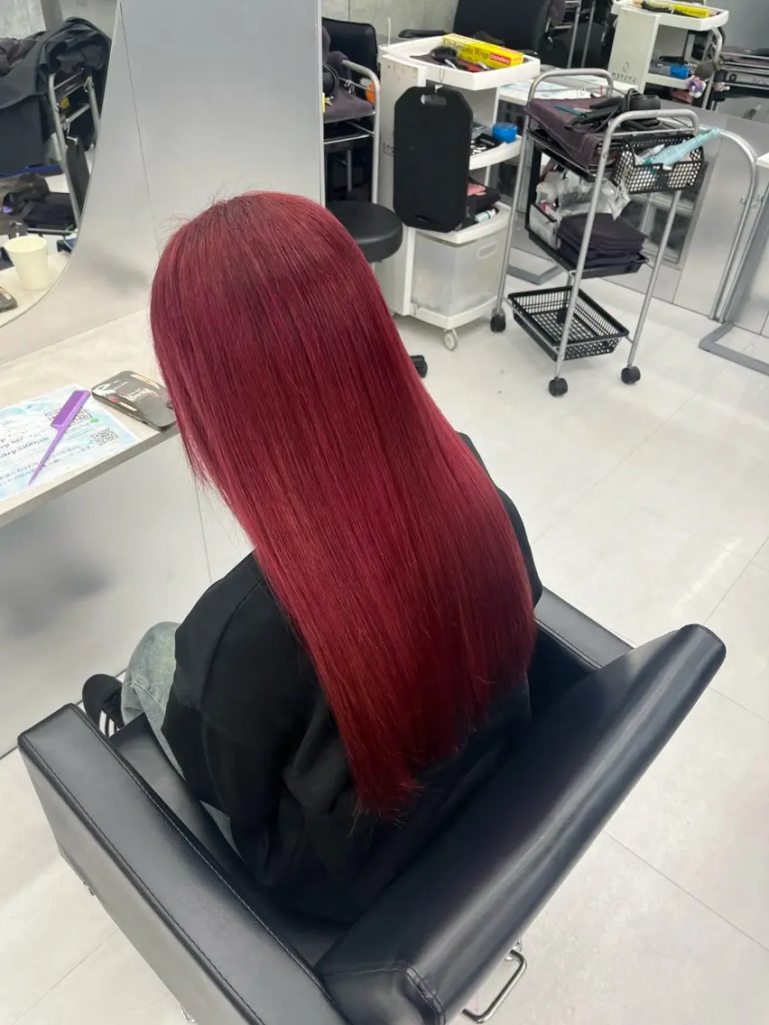 カラー pink hair 🩷mayu🩷のヘアスタイル
