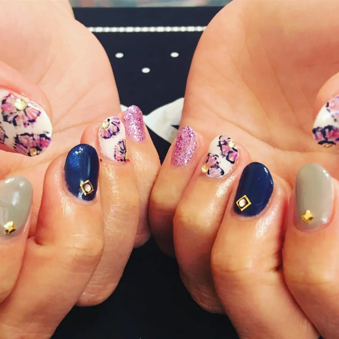 ネイル 春ネイル ハンドネイル 🌈KANÅKO 🌈のネイルデザイン