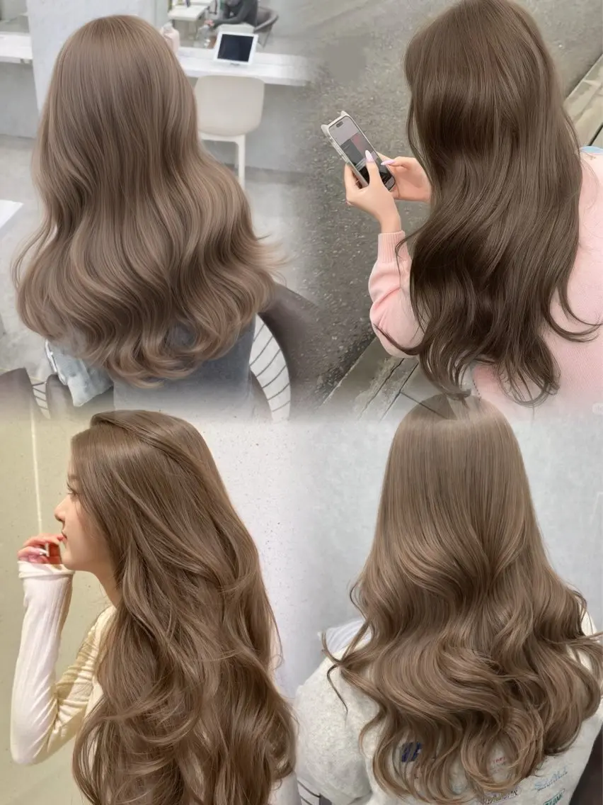 ロング カラー カット ヘアカラー レイヤーダブルカラー KYONのヘアスタイル