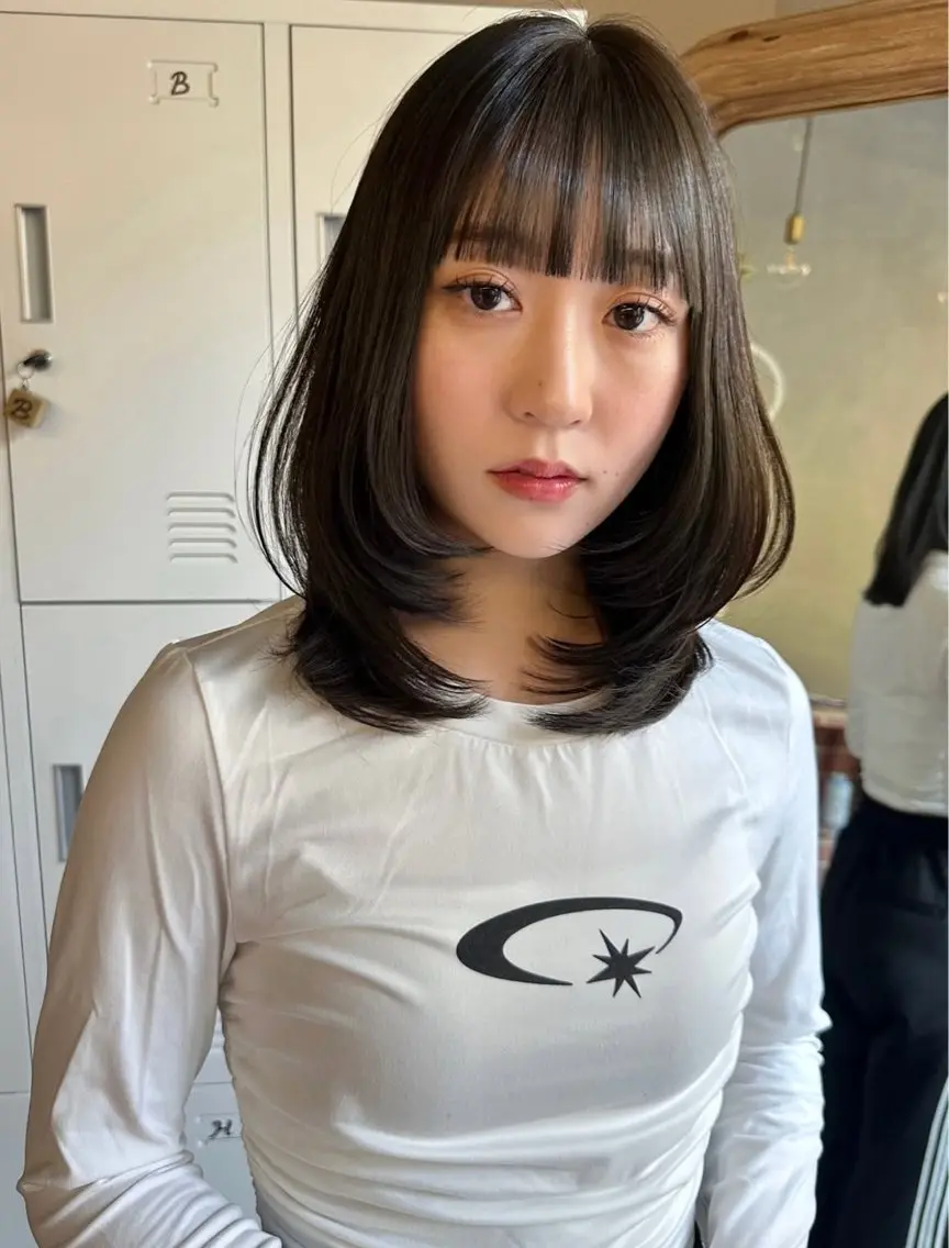 🌙レイヤーカット+ワンカラー🌙の写真