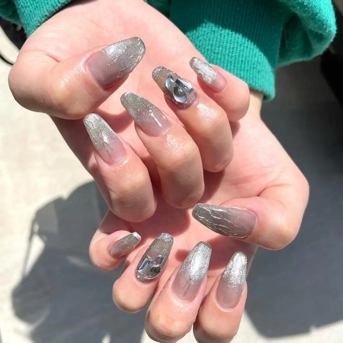 ネイル ハンドネイル Sea  nail by emaのネイルデザイン