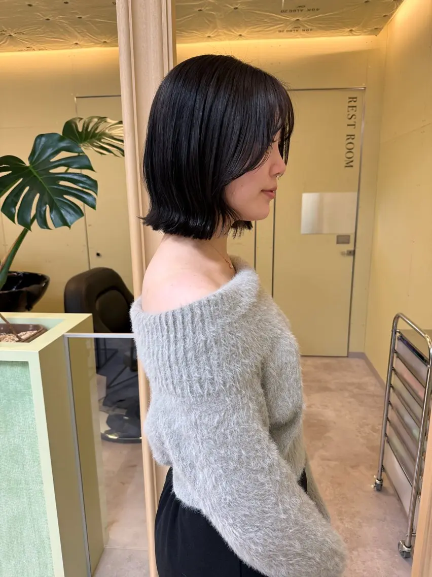 ショート カラー カット ヘアカラー 伶風/ ボブのヘアスタイル