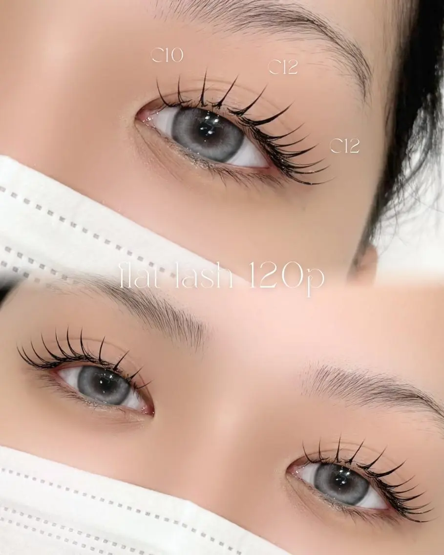 フラットorセーブル120本🦋仕上げコーティング付きの写真