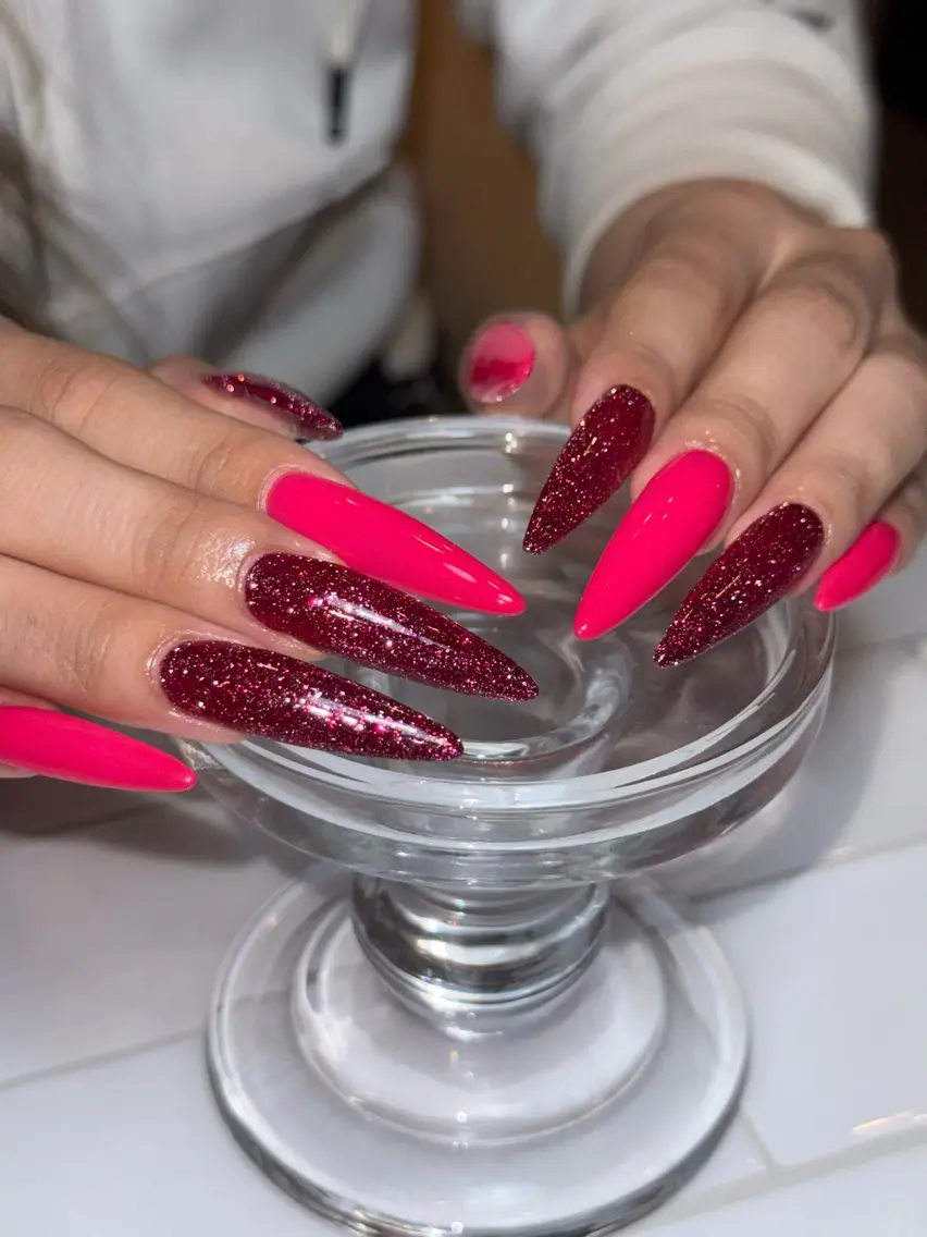 ネイル ラメ(グリッター) ワンカラーネイル ハンドネイル BLOOM nail salonのネイルデザイン