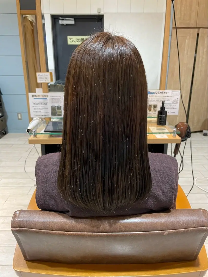 ロング 🎀モモ🎀 カットモデル🤍のヘアスタイル