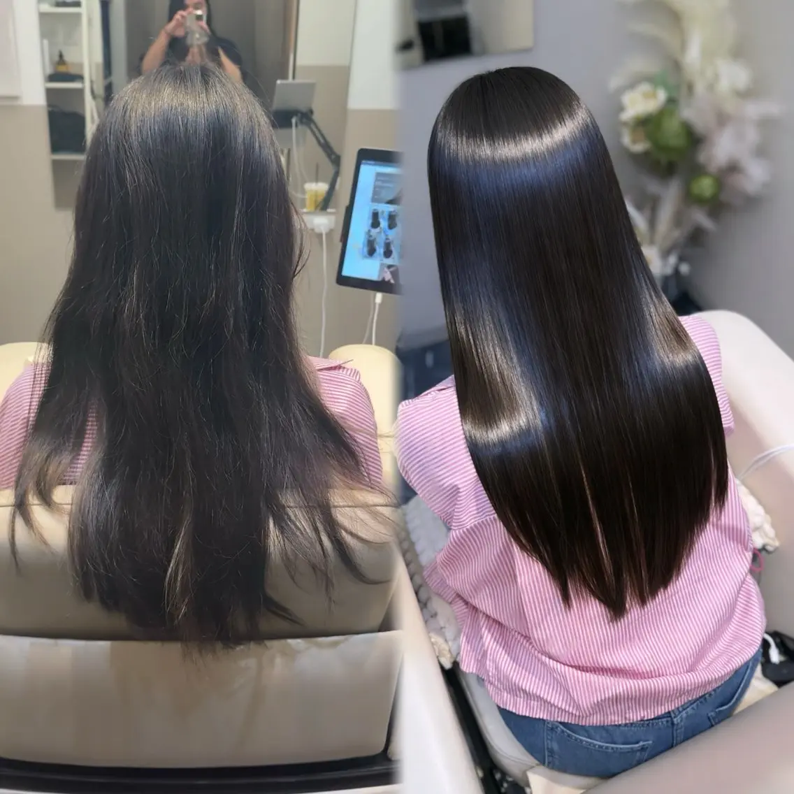 【癖とお別れ】美髪カット+髪質改善ストレート+シルクトリートメントの写真