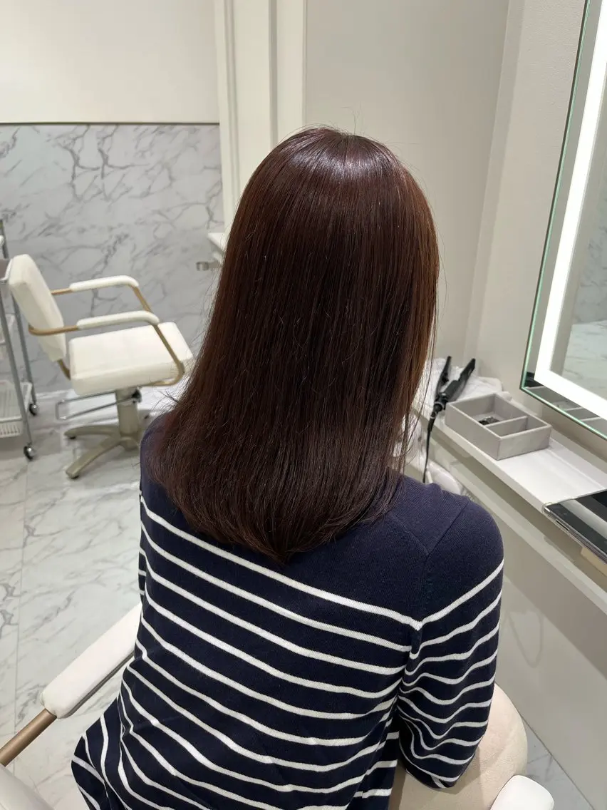 ミディアム カット ヘアカラー ParveMix /石田 佳澄🩶のヘアスタイル