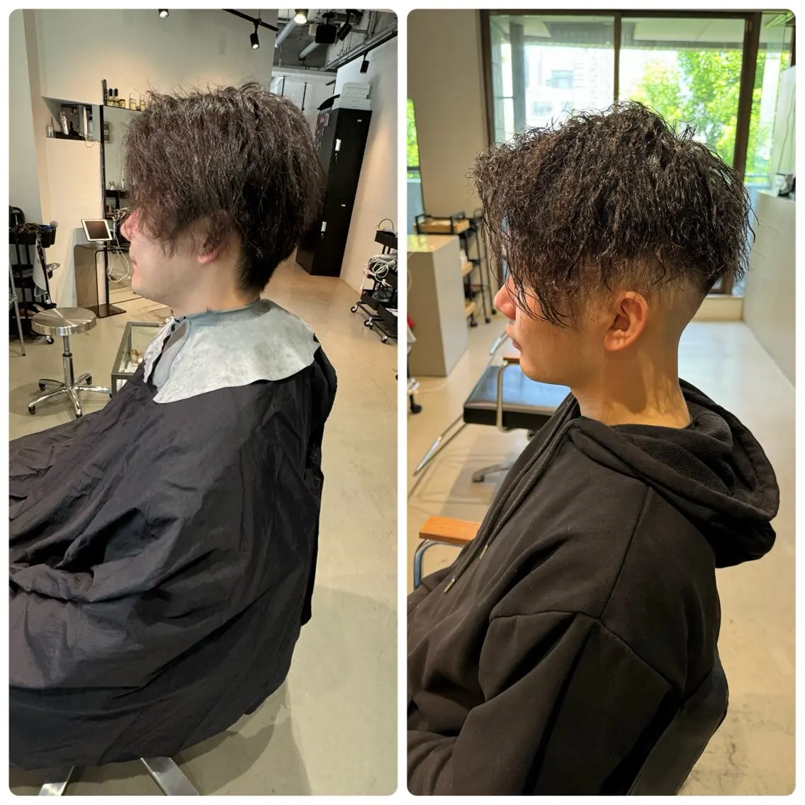 ショート パーマ メンズ Mizuki Yajimaのヘアスタイル