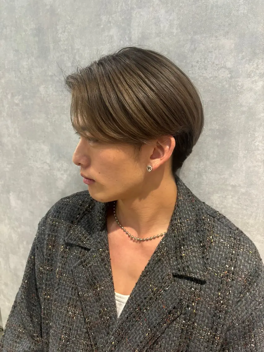 メンズ メンズバレイヤージュ 🌐NATSUMI 🌐【寒色カラー】のヘアスタイル