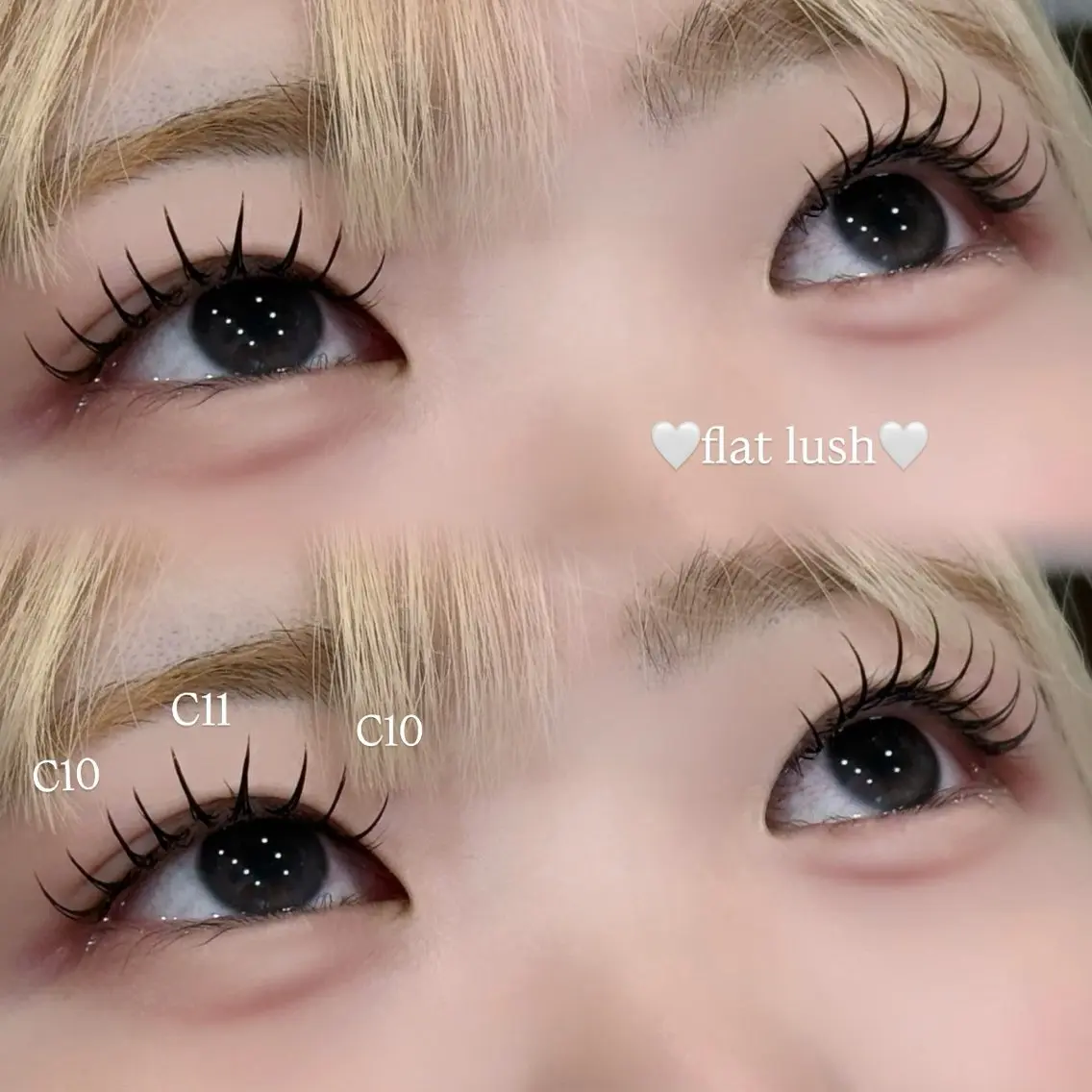 フラットラッシュ100本🩶✧︎*。【オフ別途】の写真
