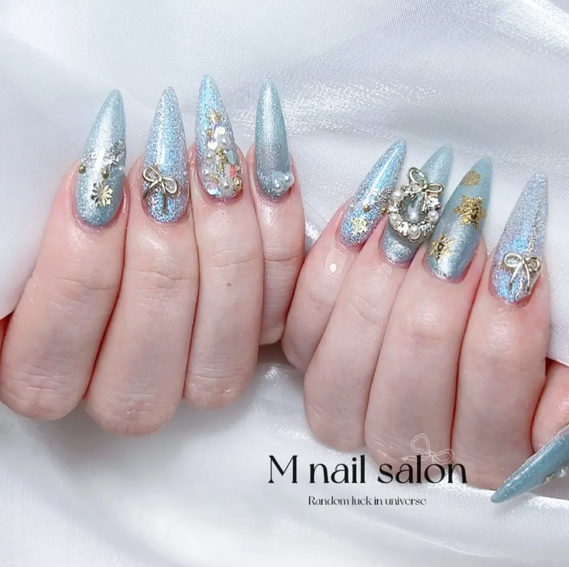 ネイル ハンドネイル M🌷nail 長さだし専門店のネイルデザイン