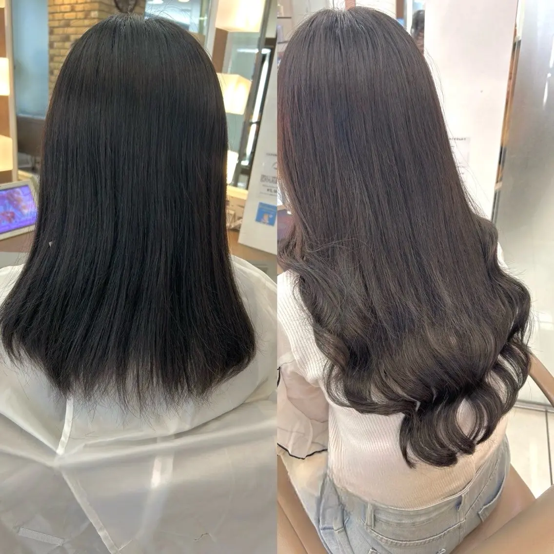 エクステ ヘアメ🎀ハイトーン 🩵エクステ🪄しほのヘアスタイル