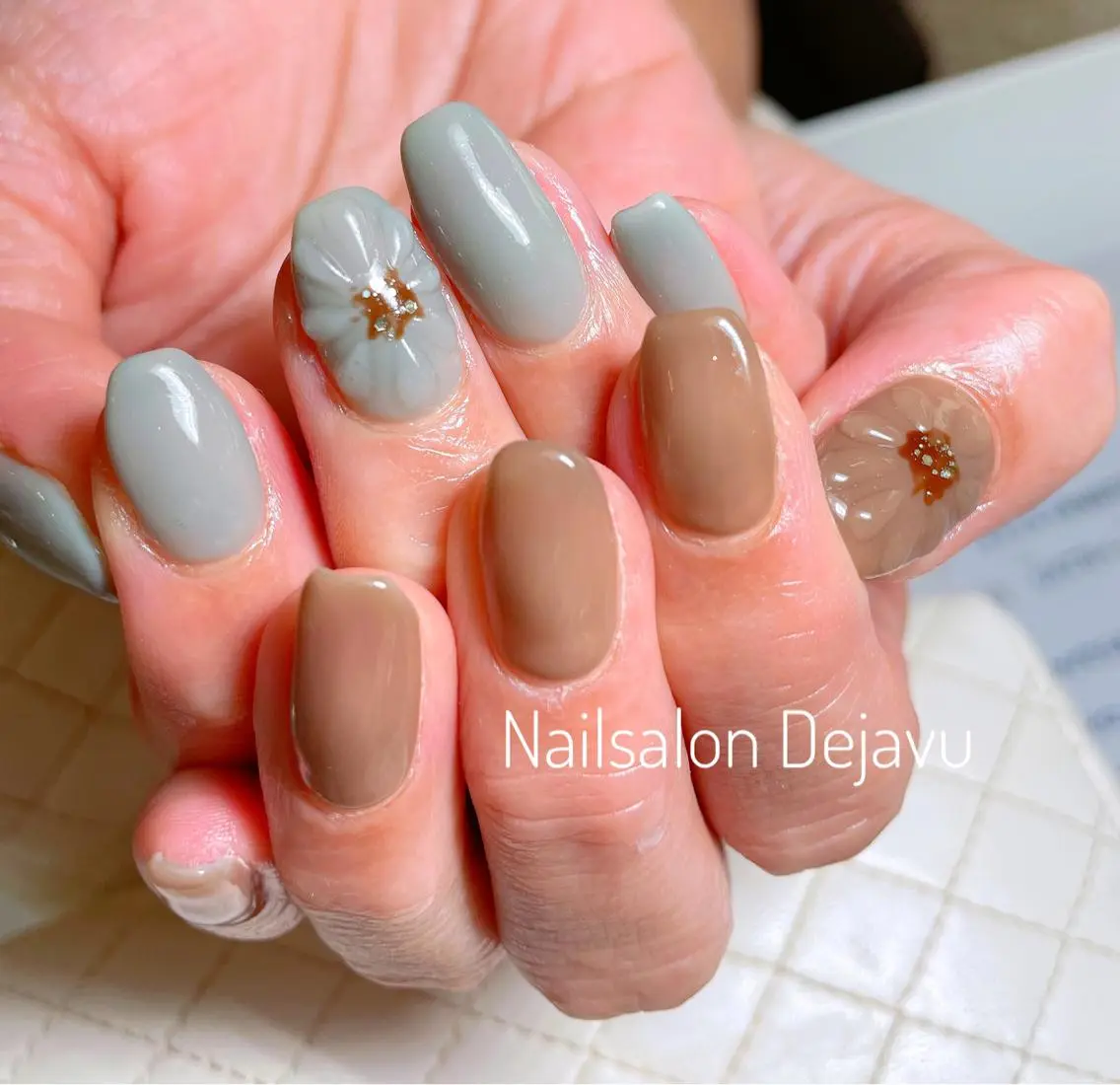 ネイル アートネイル ジェルネイル 持ち込み ワンカラーネイル Nail salon Dejavu 🌿のネイルデザイン