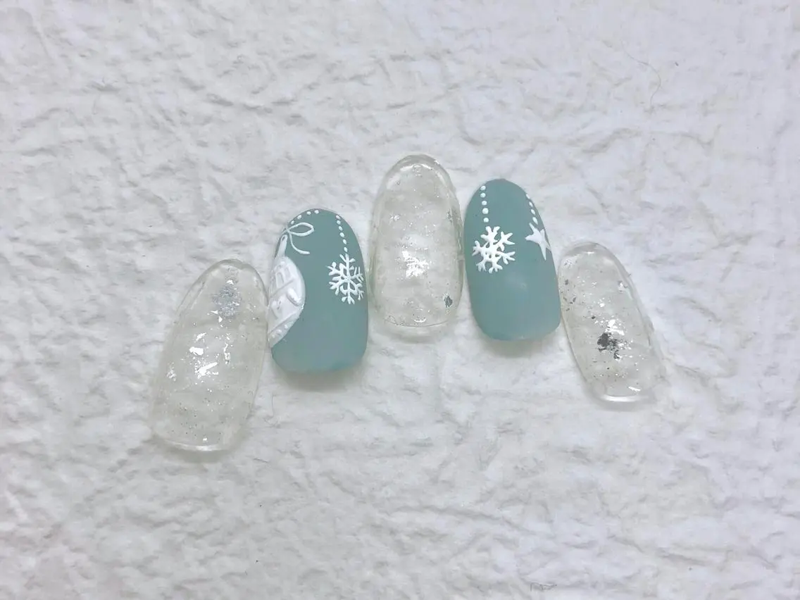 ネイル 冬ネイル クリスマス TRAM-nail moriizumiのネイルデザイン