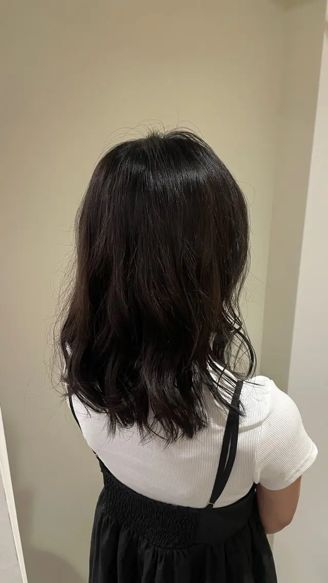 セミロング ヘアカラー JURI /HUIのヘアスタイル