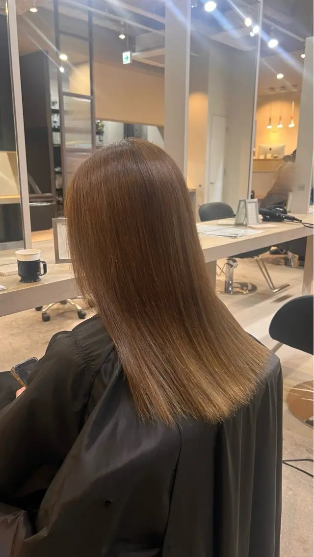 カラー ベージュカラー ブラウンカラー ヘアカラー Lia taichiのヘアスタイル