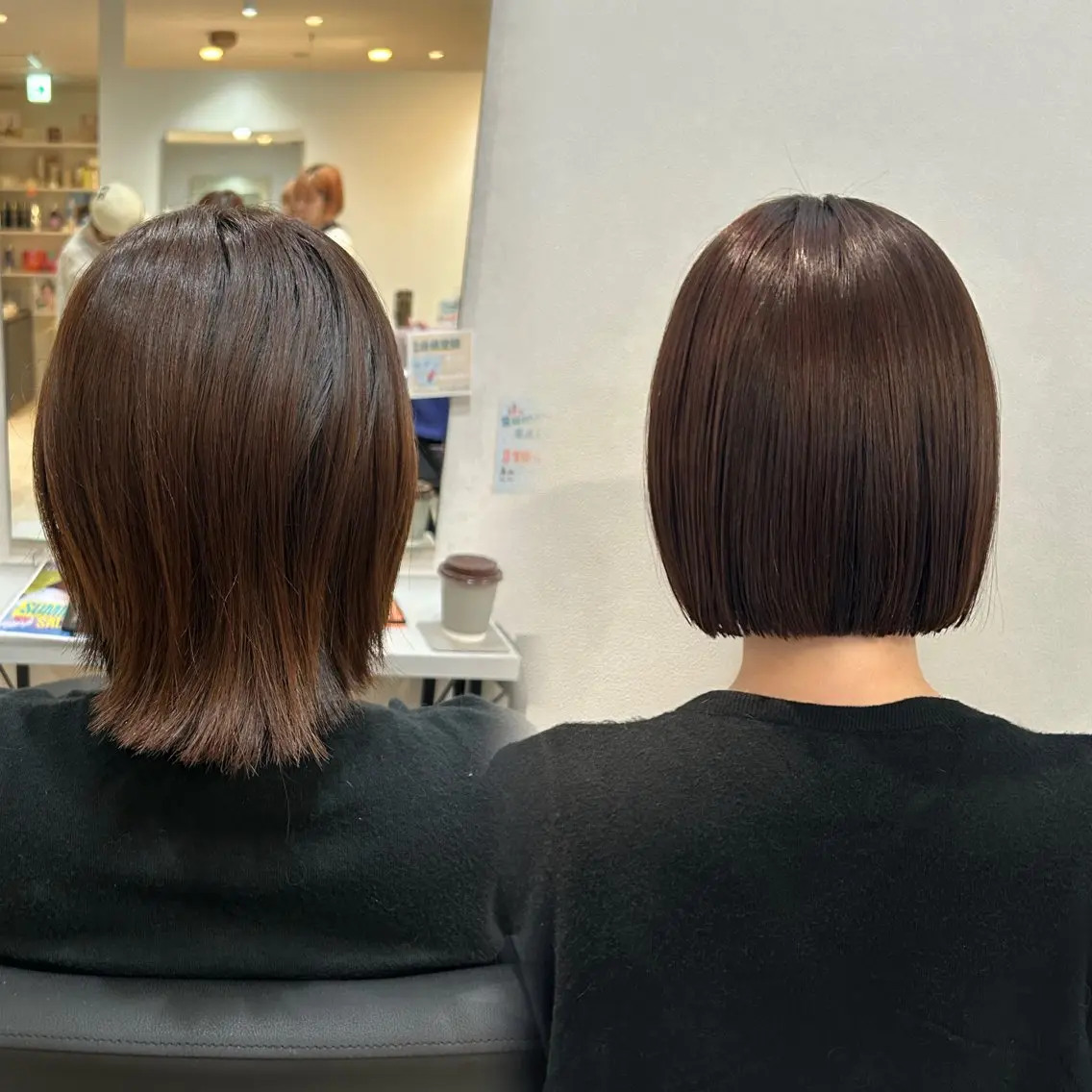 ミディアム カット 縮毛矯正 トリートメント 柔らかい縮毛矯正/ ボブ/北林のヘアスタイル