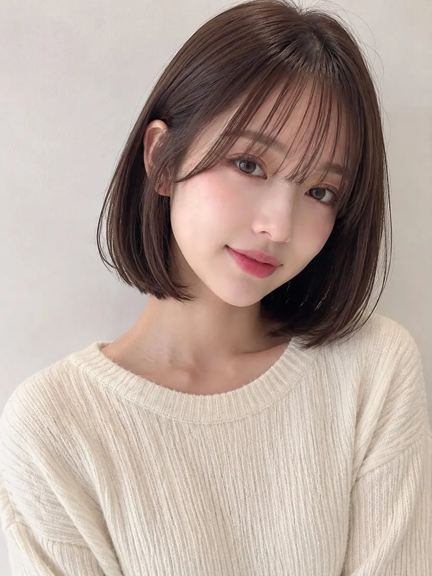 【ばっさりイメチェン♡】ロングから大人可愛いボブへ😻🩷ボブカット+スチームトリートメントの写真