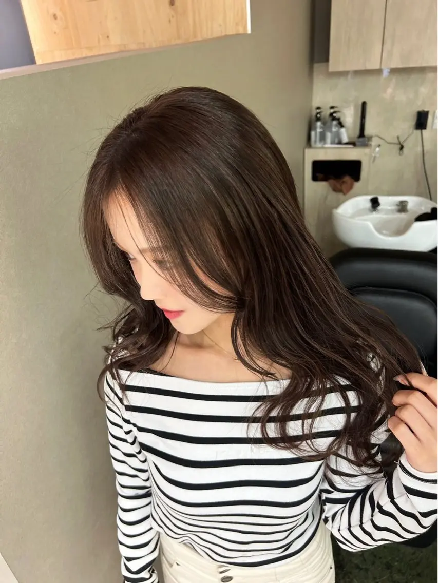 セミロング ヘアカラー トリートメント 🏅EIGHT難波/ 【店長】タモツのヘアスタイル