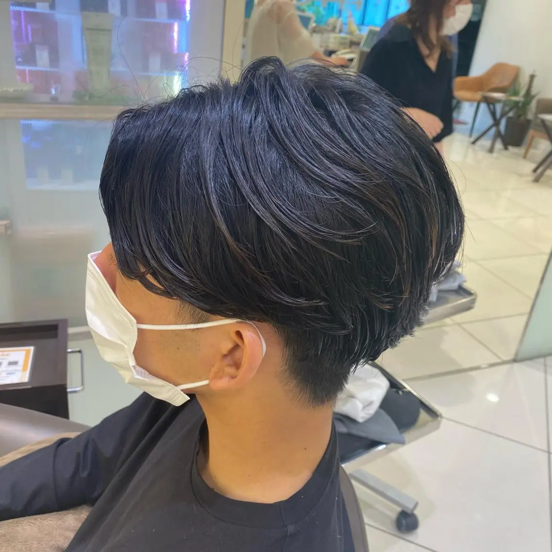 メンズ 銀座メンズ専門🖤 叶奈々のヘアスタイル