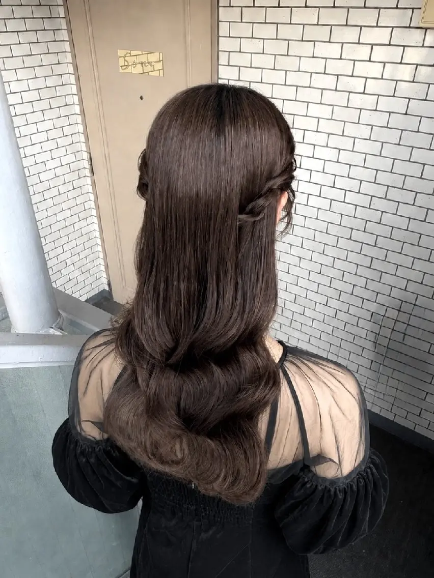 ヘアアレンジ ヘッドスパ 堀井 れいなのヘアスタイル