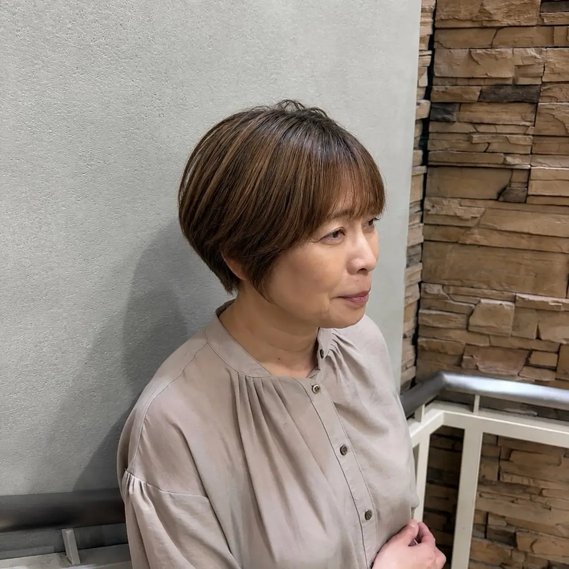 ショート ショートヘア 髪質改善カラー/ モトタニのヘアスタイル