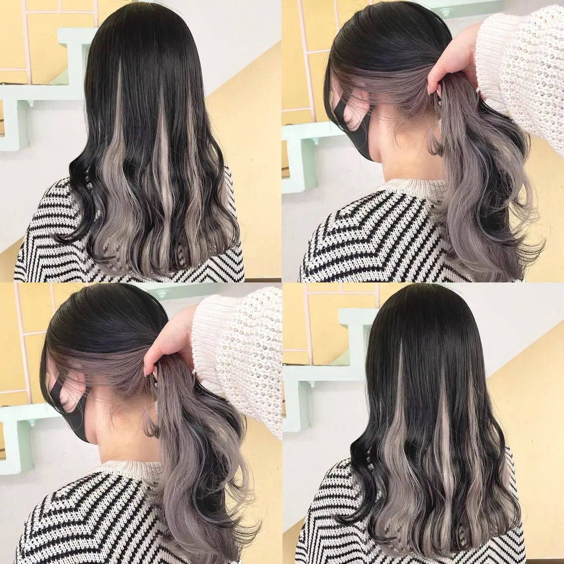 カラー ヘアカラー トリートメント 渋谷:インナーカラー /🍒エリカ🍒のヘアスタイル