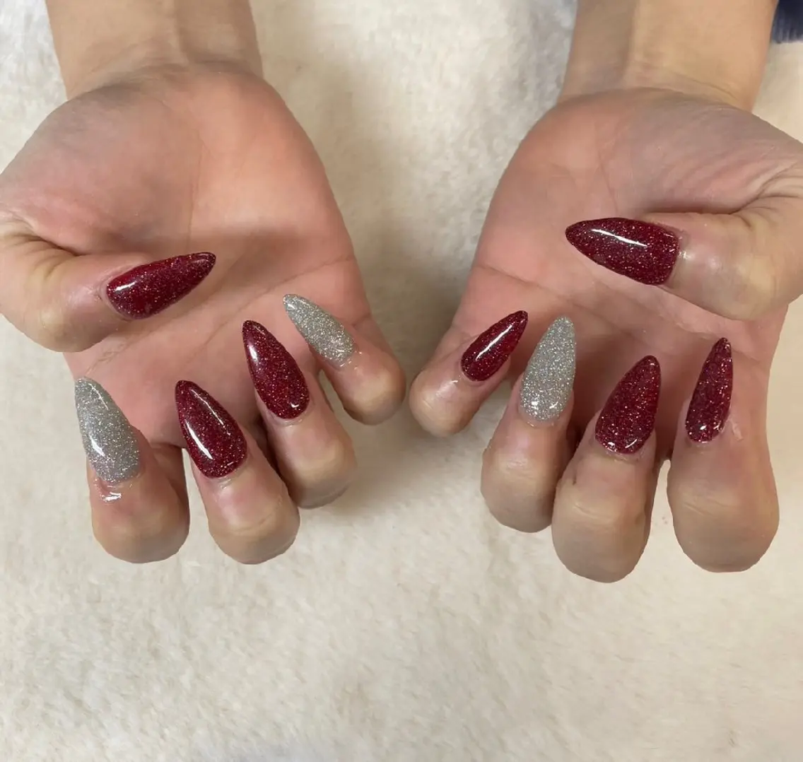 ネイル フラッシュネイル ロングネイル ハンドネイル ハンドケア 心斎橋Salon Epokkuのネイルデザイン