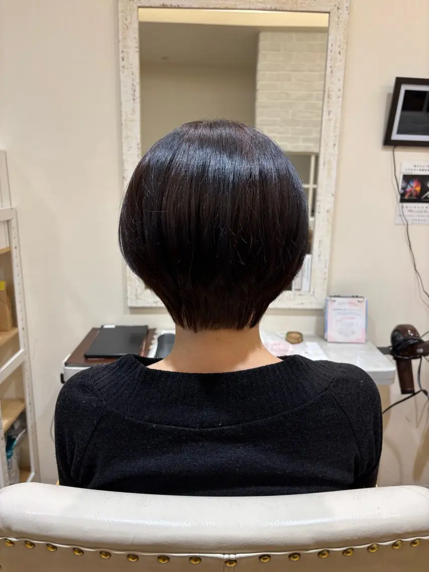 ショート 似合わせカット /ニュアンスパーマのヘアスタイル