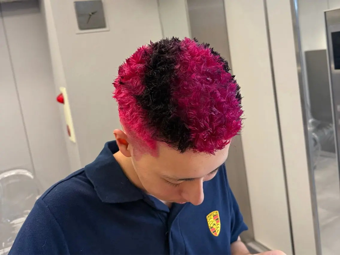 ショート カラー パーマ メンズ カット ヘアカラー パーマ 酒井 剛喜のヘアスタイル