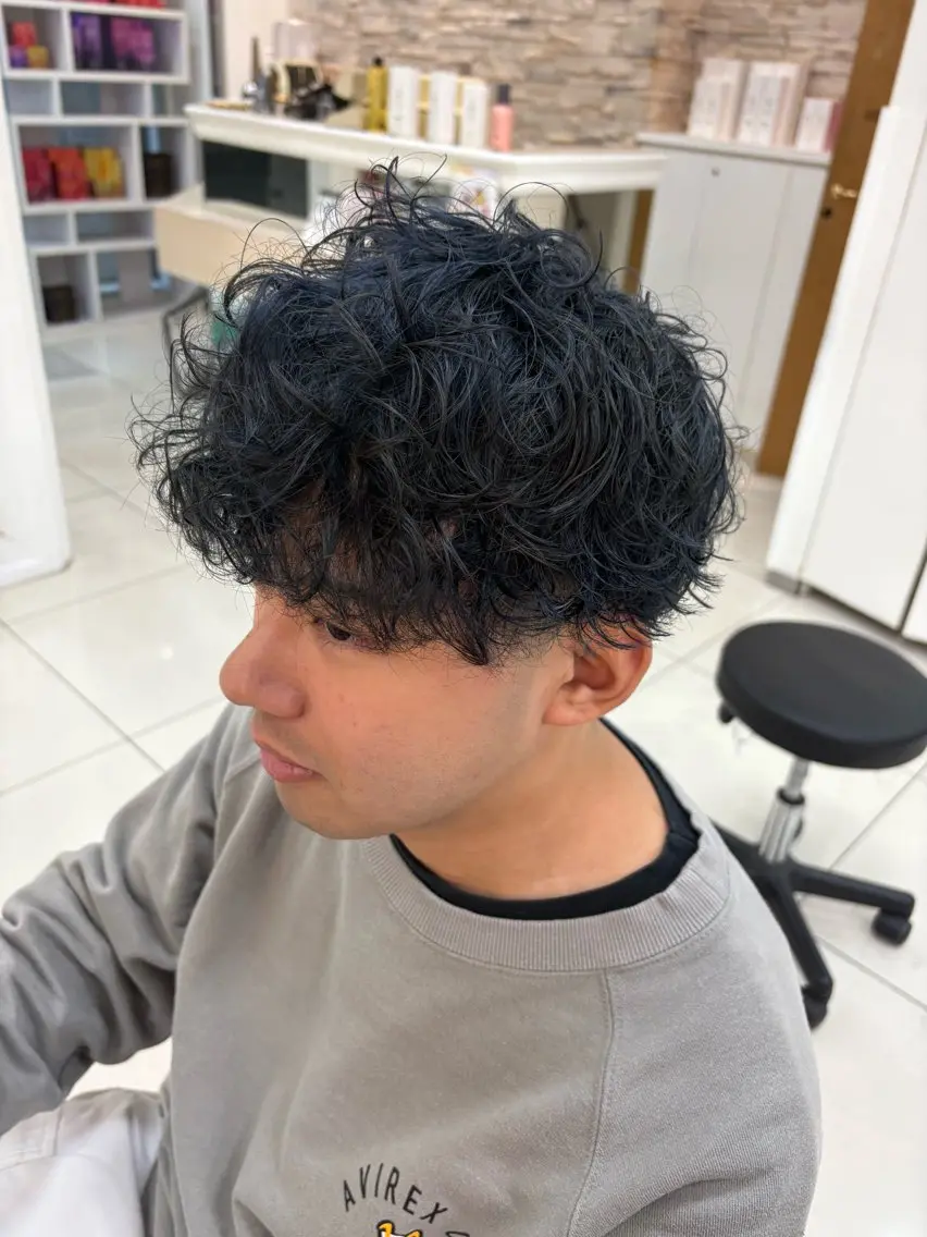カラー メンズ keany錦糸町 ハセベユウのヘアスタイル