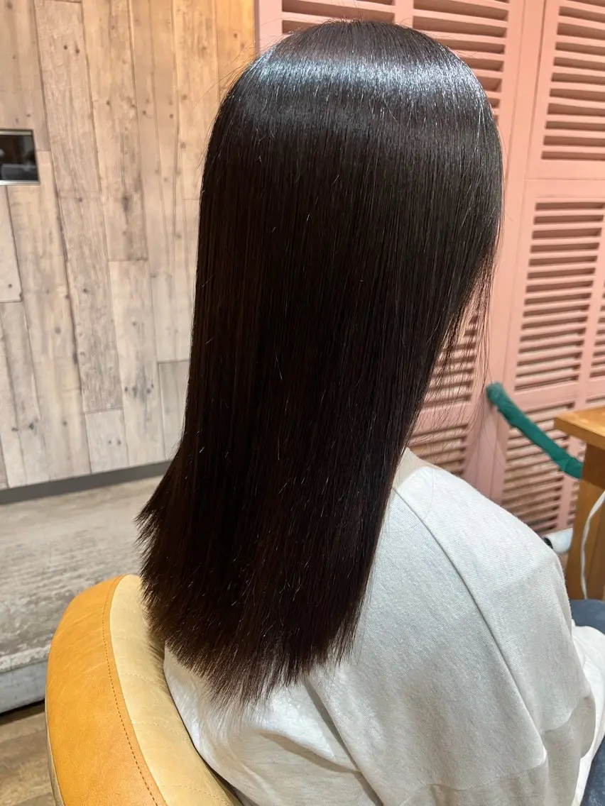ミディアム 縮毛矯正 トリートメント 髪質改善/艶髪 Yudaiのヘアスタイル