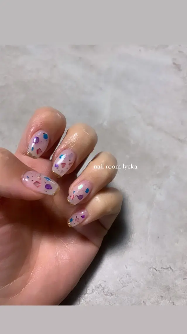 ネイル ネイルルームリッカ 𝐦𝐚𝐲𝐮のネイルデザイン