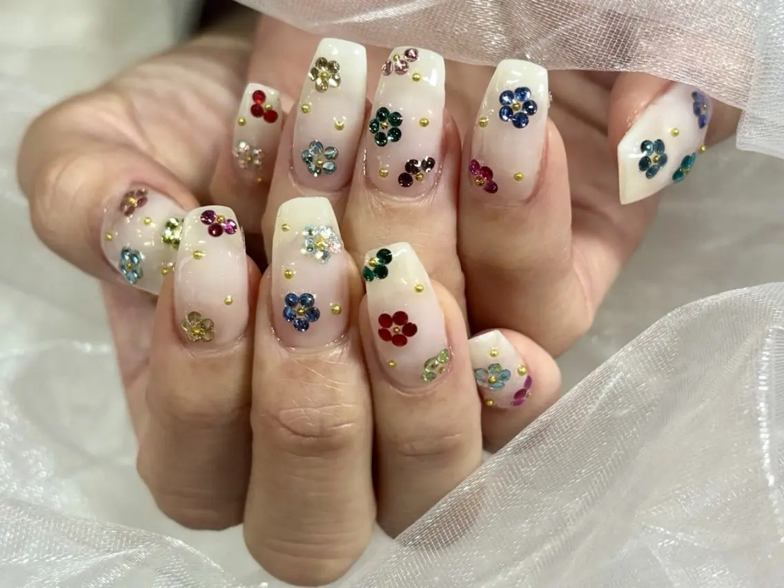 【オフ込み】持ち込みコース✨パーツ、ラメ、シール。。多数あり🫶🏻の写真