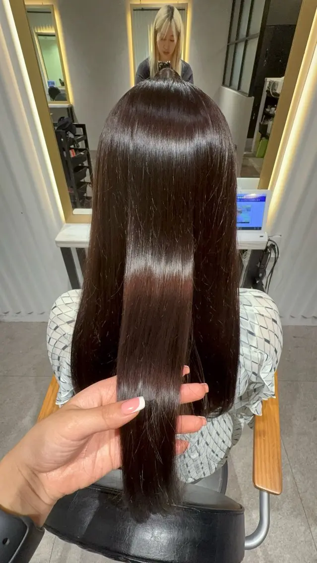 カット＋カラー＋髪質改善カシミヤTrの写真