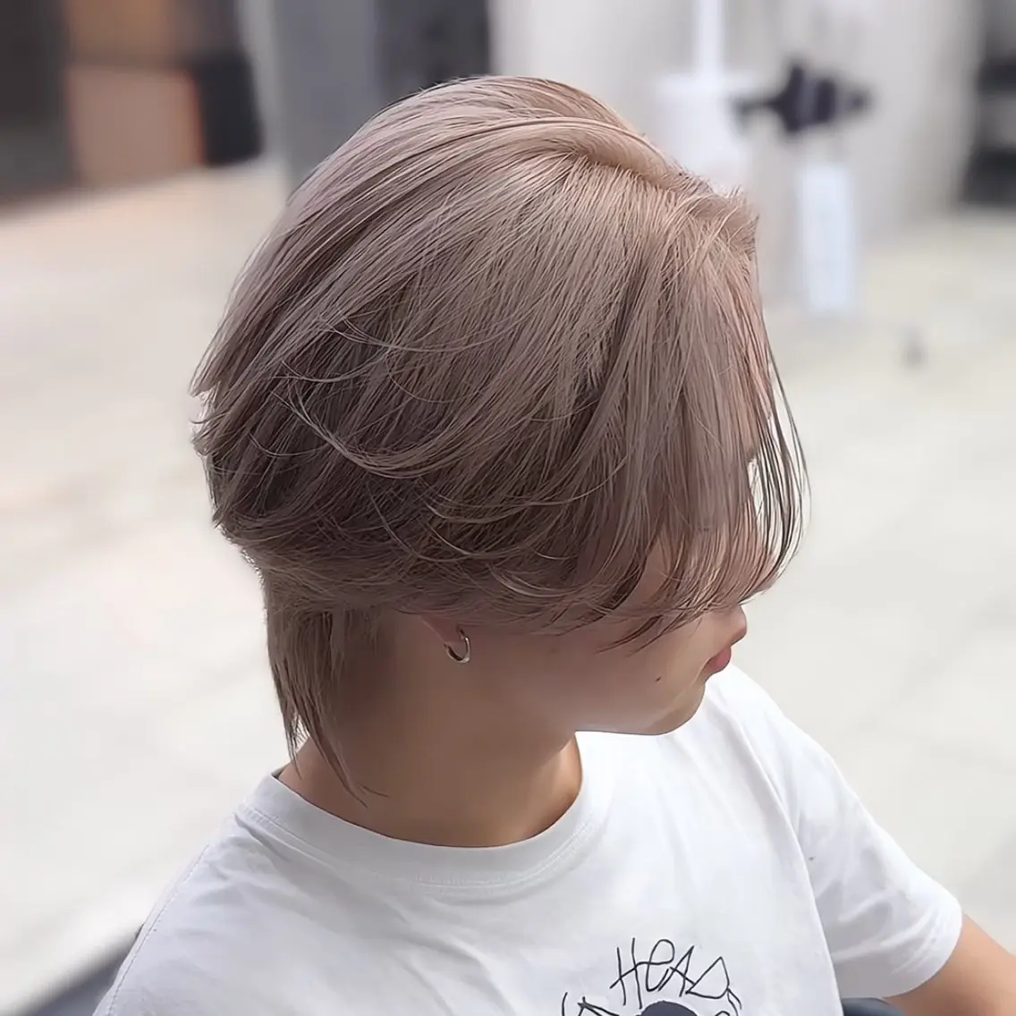 【メンズブリーチ🩶】カット＋ケアブリーチ＋トリートメントの写真