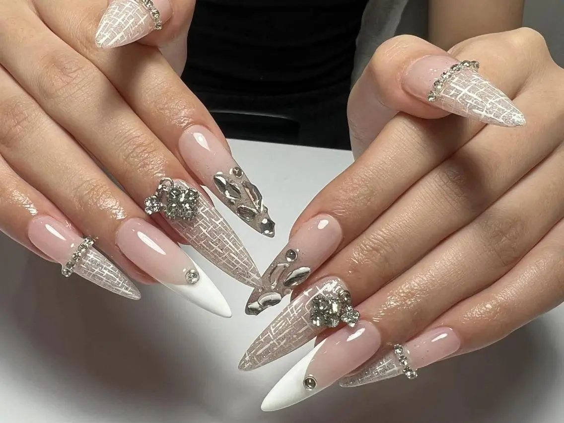 ネイル アニマル柄 べっ甲ネイル ボルドー ブラウン ジェルネイル ハンドネイル アンアンBelle Nail 池袋のネイルデザイン