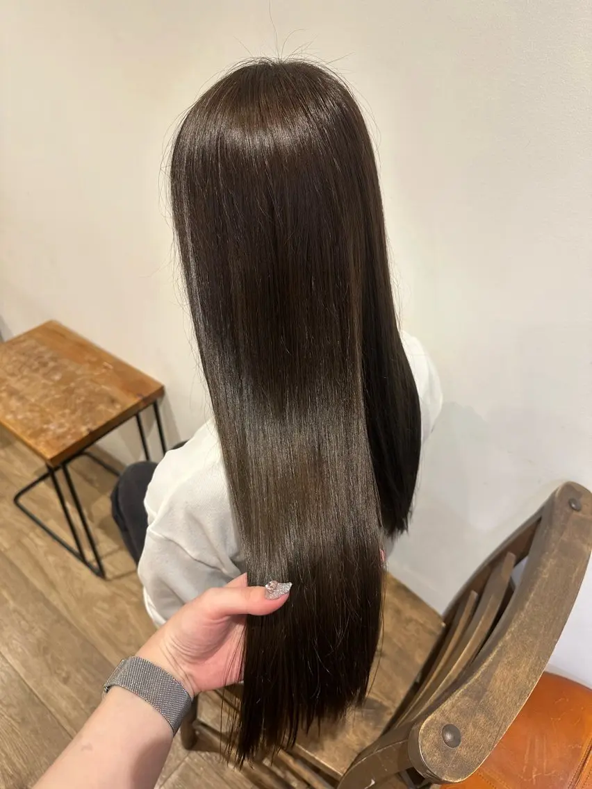 ロング カラー ヘアアレンジ ヘアカラー トリートメント Himawari♡ 柔らかいカラーのヘアスタイル