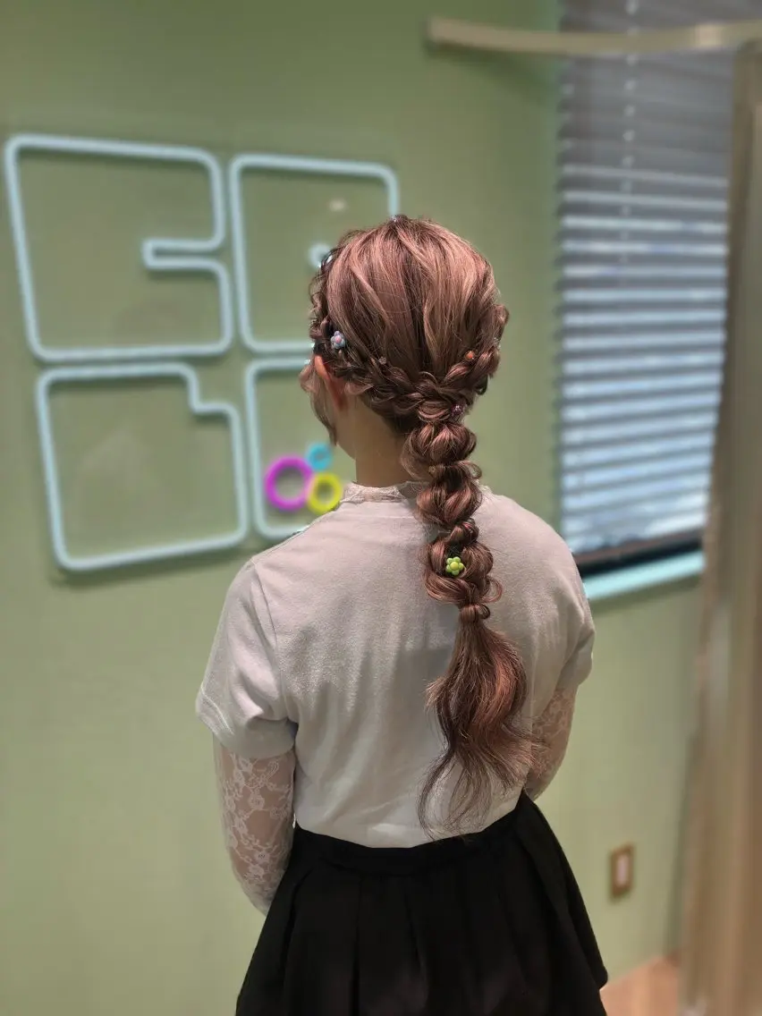 ロング ヘアセット ♡横浜ヘアメ♡ 🎀 さなのヘアスタイル